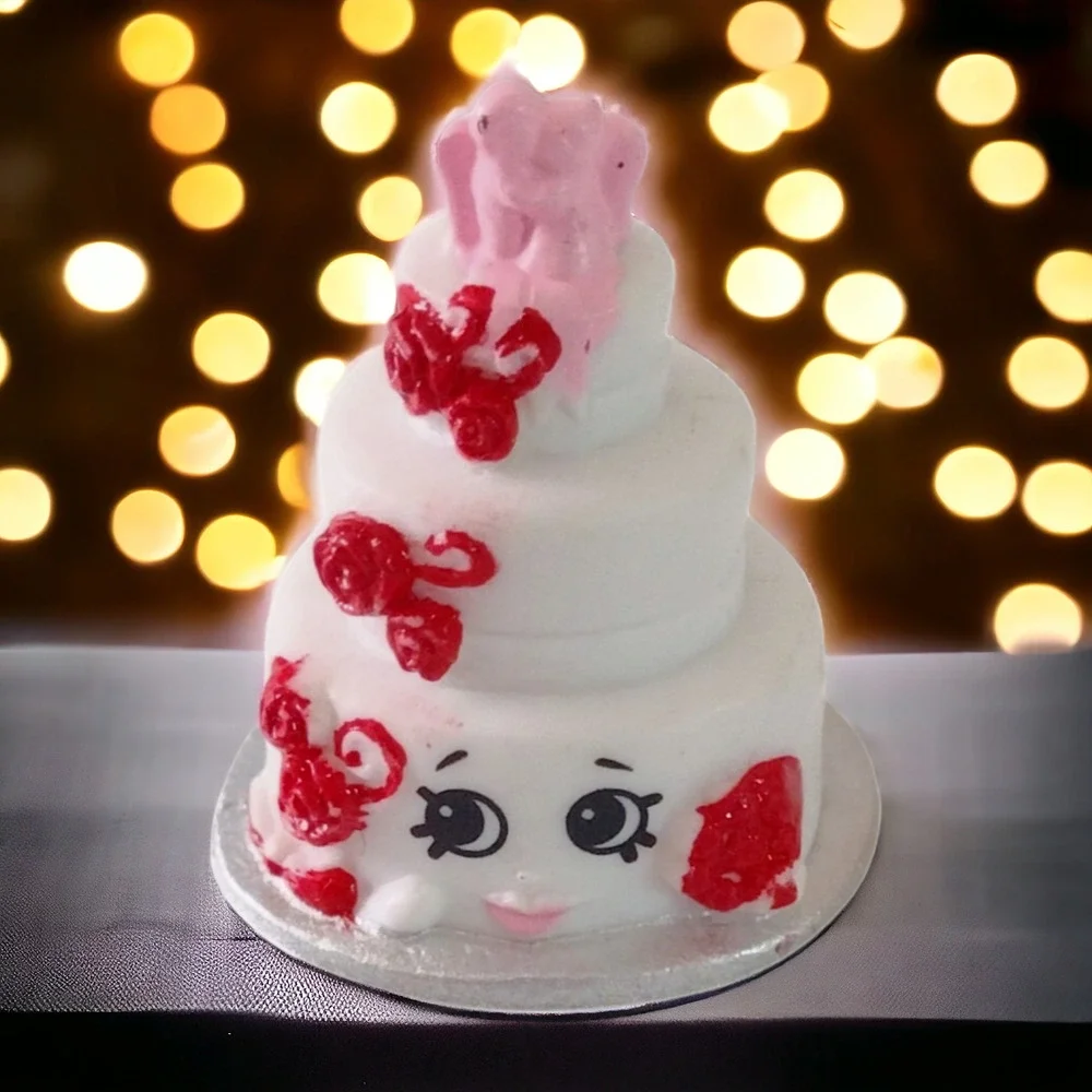Shopkins Wendy Wedding Cake White (#3-008) Season 3